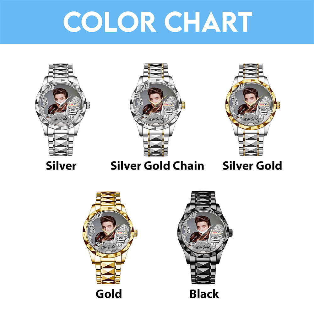 Elvis Presley Alloy Luxury Quartz Watch - MAITM12690