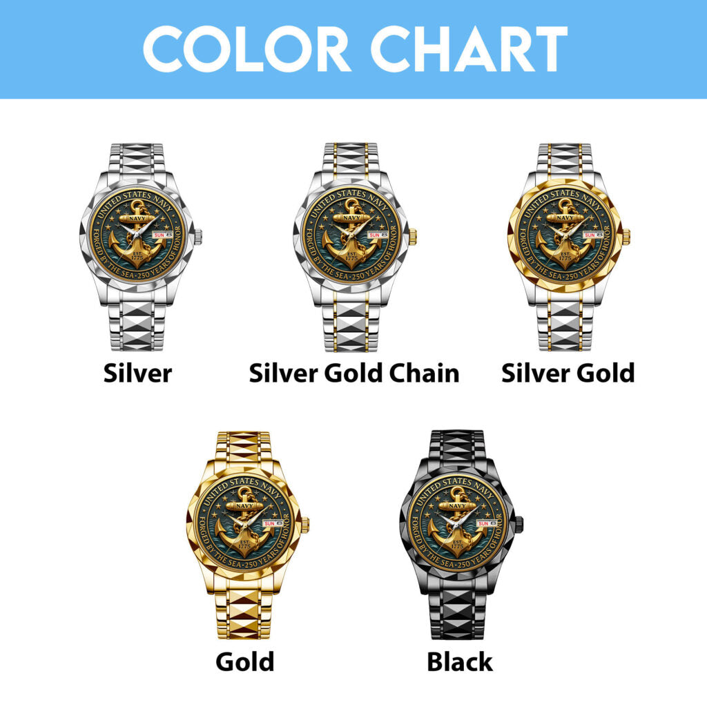 US Navy Alloy Luxury Quartz Watch - MAITM 12450