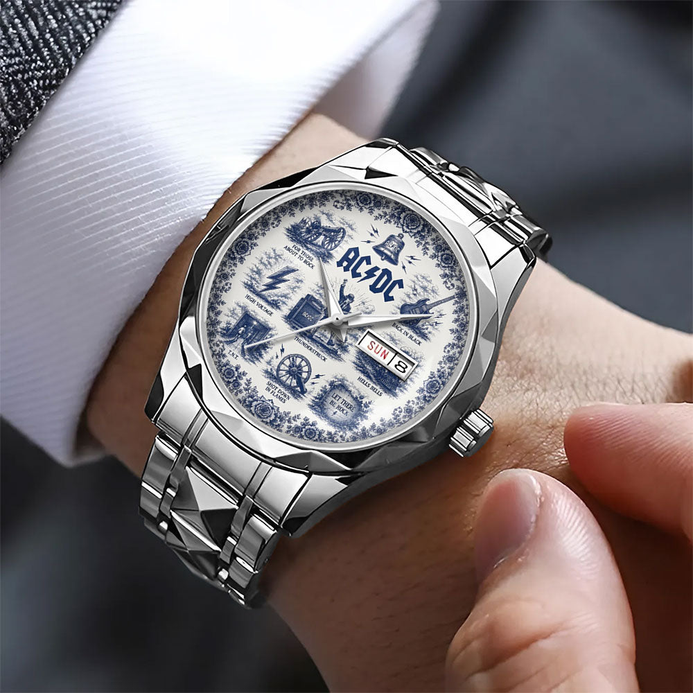 AC/DC Alloy Luxury Quartz Watch - TANTN24475