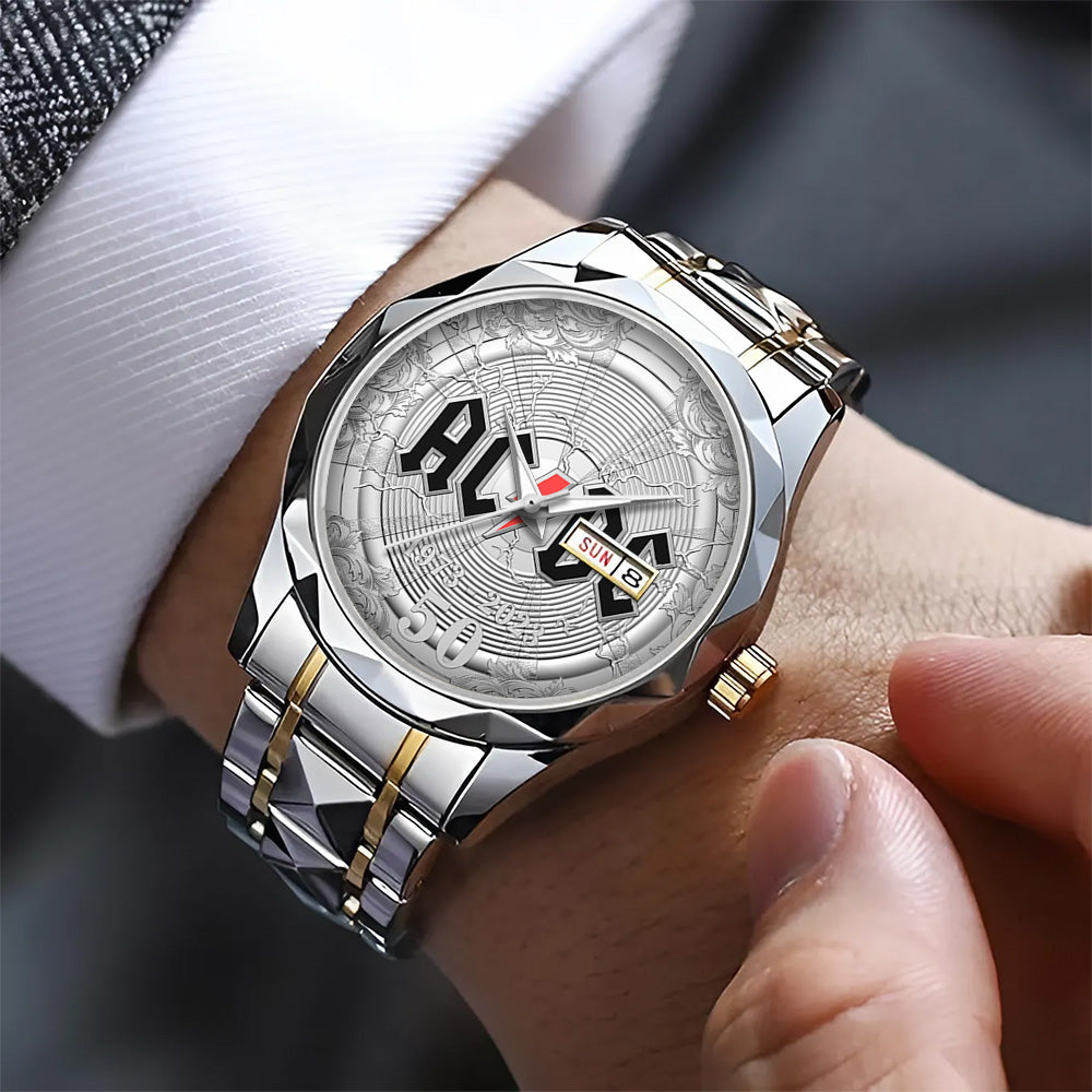 AC/DC Alloy Luxury Quartz Watch - TANTN 13794