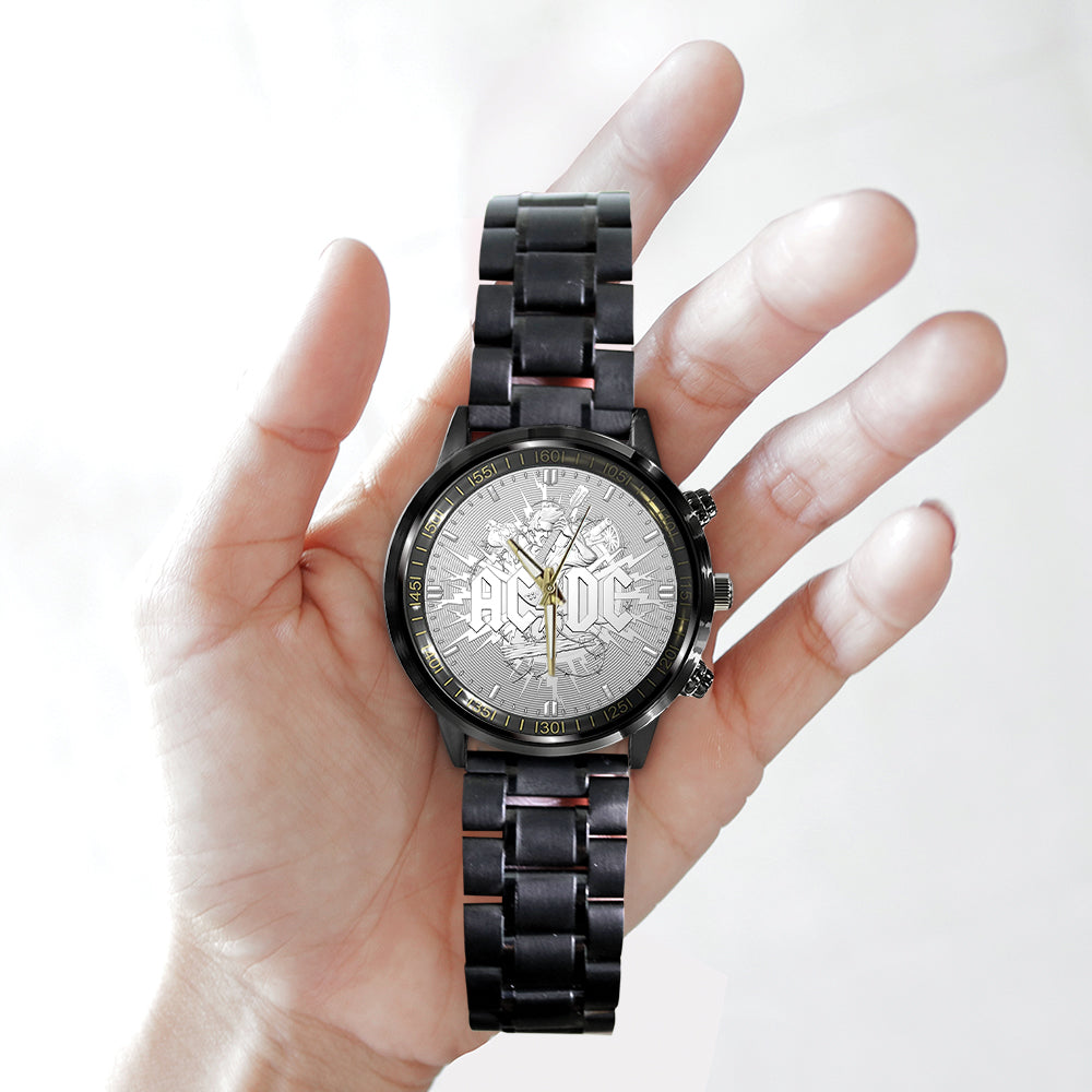 AC/DC Black Stainless Steel Watch - GNE 1306