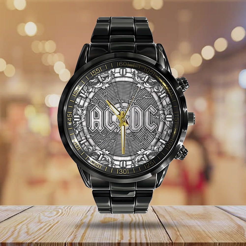 AC/DC Black Stainless Steel Watch - GNE 1307