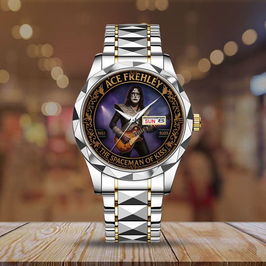 KISS x Ace Frehley Alloy Luxury Quartz Watch - TMTHU1754