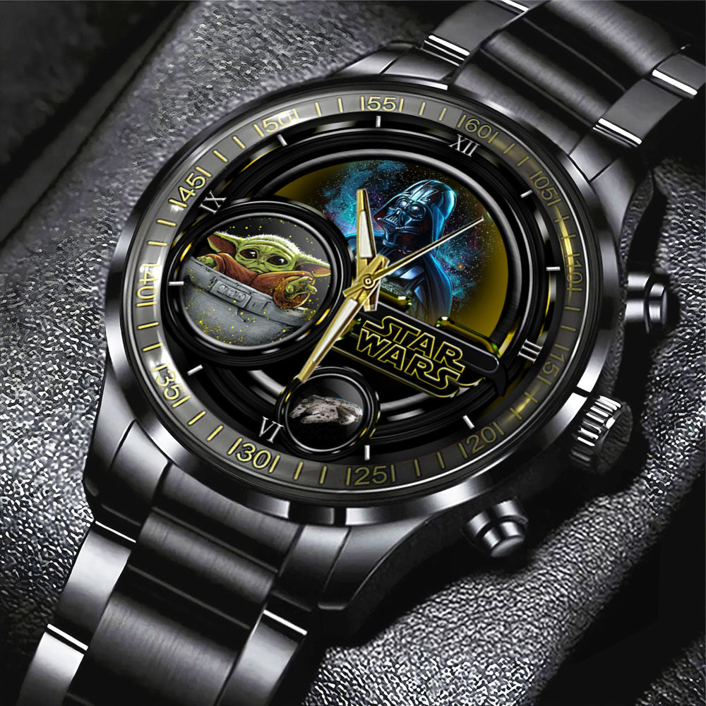 Star Wars Black Stainless Steel Watch - VANDH 2747