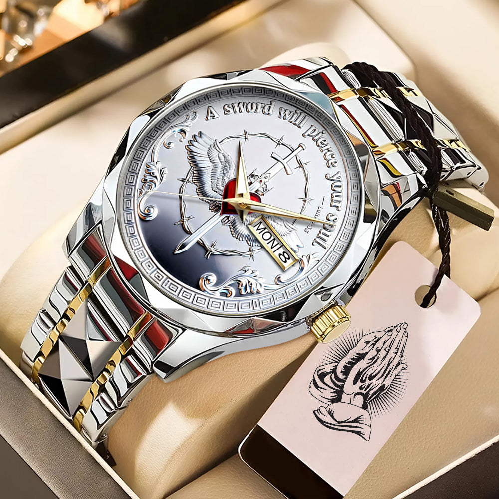 A Sword Will Pierce Your Soul Alloy Luxury Quartz Watch - TANTN19695