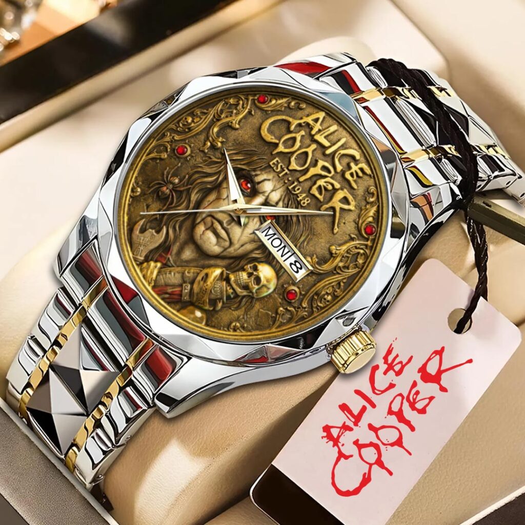 Alice Cooper Alloy Luxury Quartz Watch - GNE4907