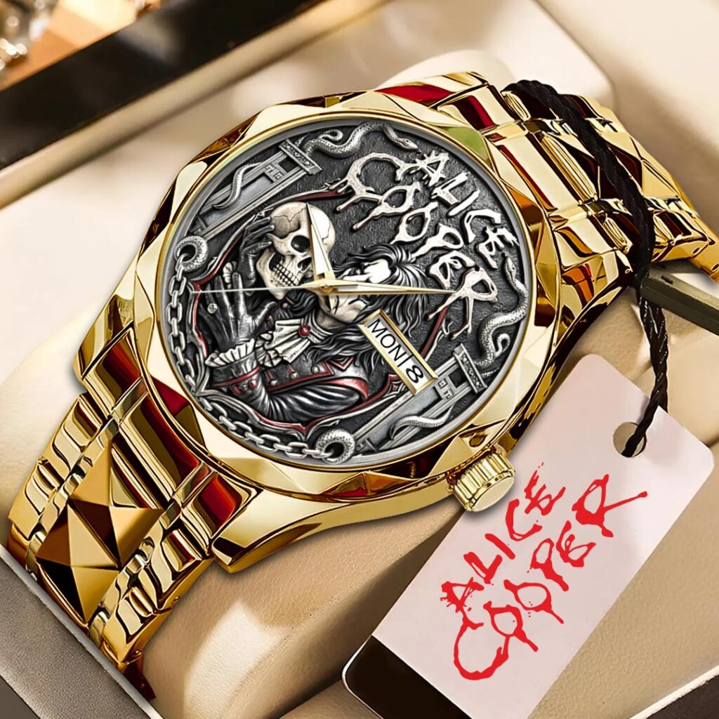 Alice Cooper Alloy Luxury Quartz Watch - GNE4908
