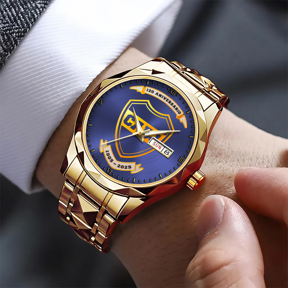 Boca Juniors 120th Anniversary 2025 Alloy Luxury Quartz Watch - GNE4251