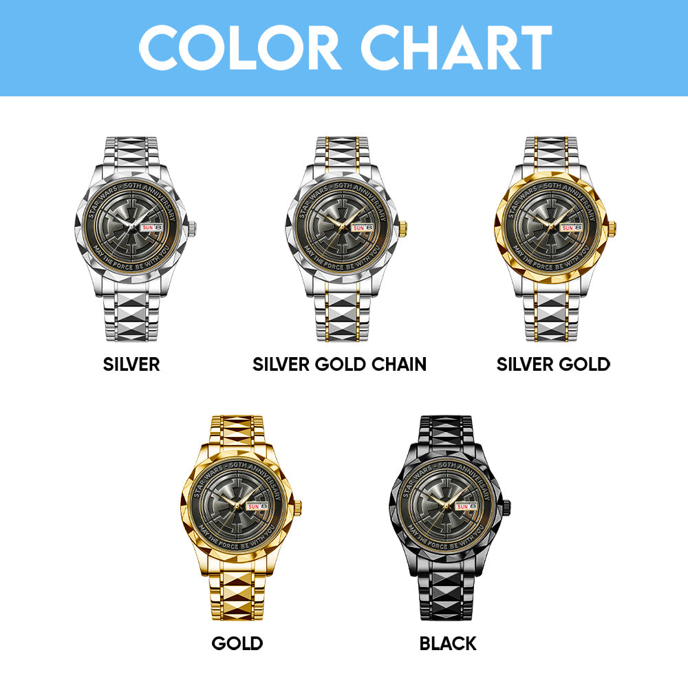 Star Wars 50th Anniversary Alloy Luxury Quartz Watch - TMTHU1462