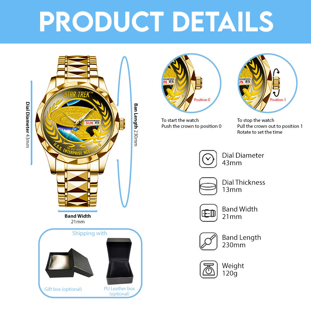 Star Trek Alloy Luxury Quartz Watch - TMTHU447