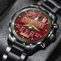 Arsenal FC Premier League Champions 25/26 Black Stainless Steel Watch - TMTHU6340