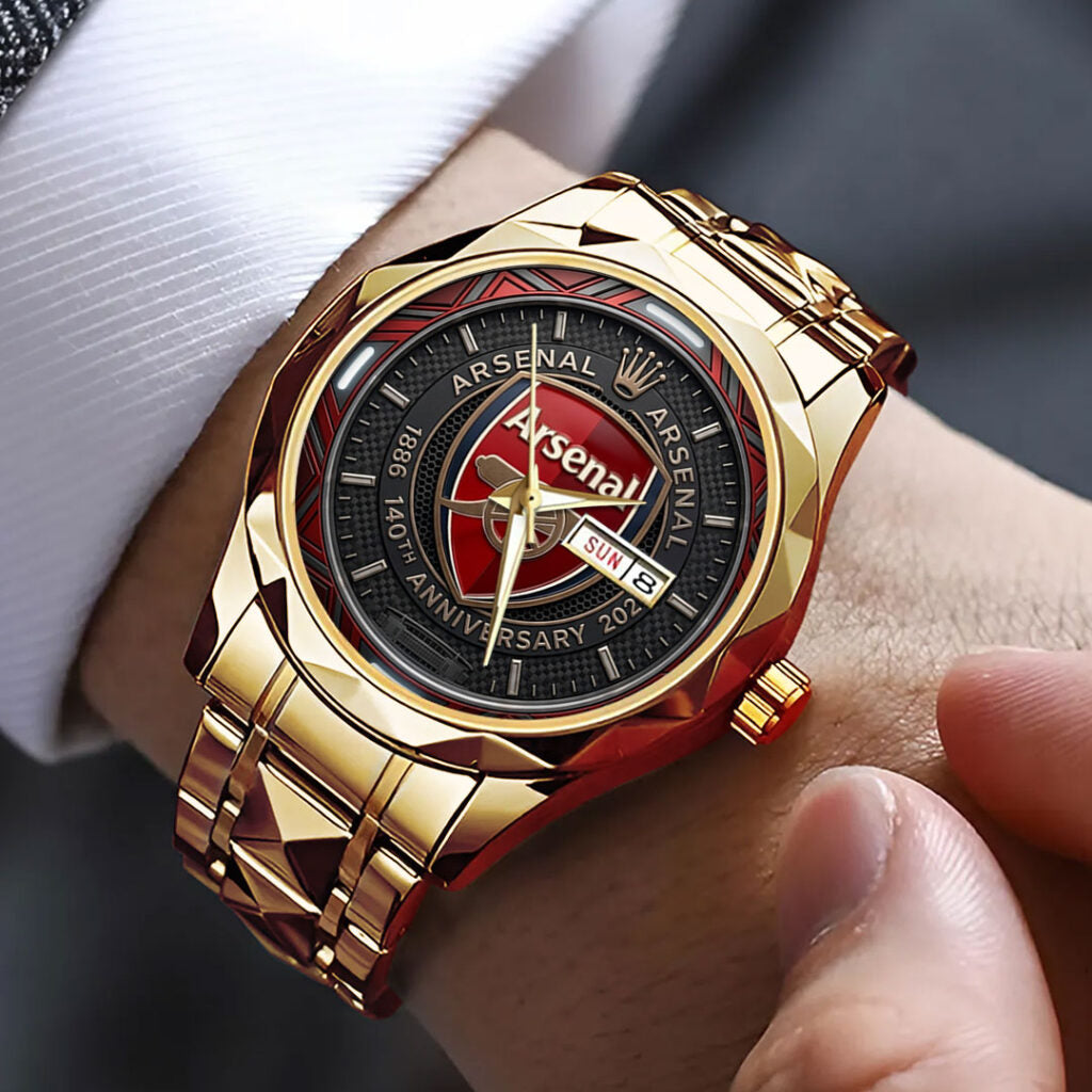 Arsenal FC x Rolex 140th Anniversary Alloy Luxury Quartz Watch - TMTHU5950