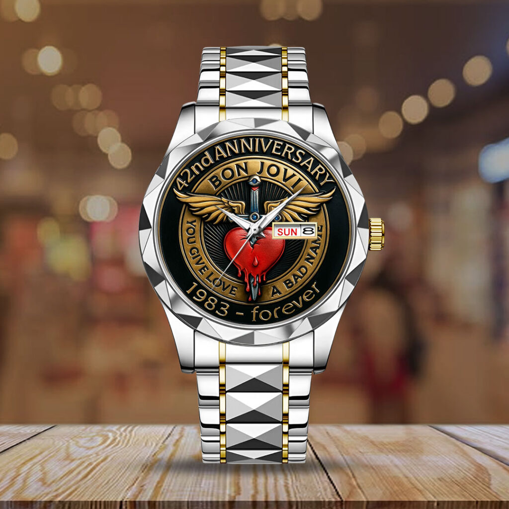 Bon Jovi 42nd Anniversary Alloy Luxury Quartz Watch - TMTHU1784