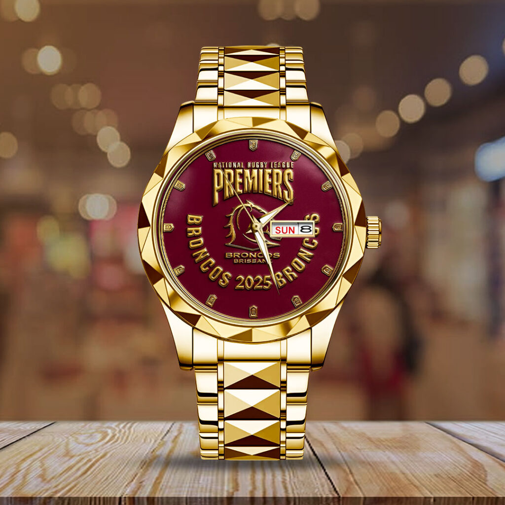 Brisbane Broncos Alloy Luxury Quartz Watch - TMTHU1756