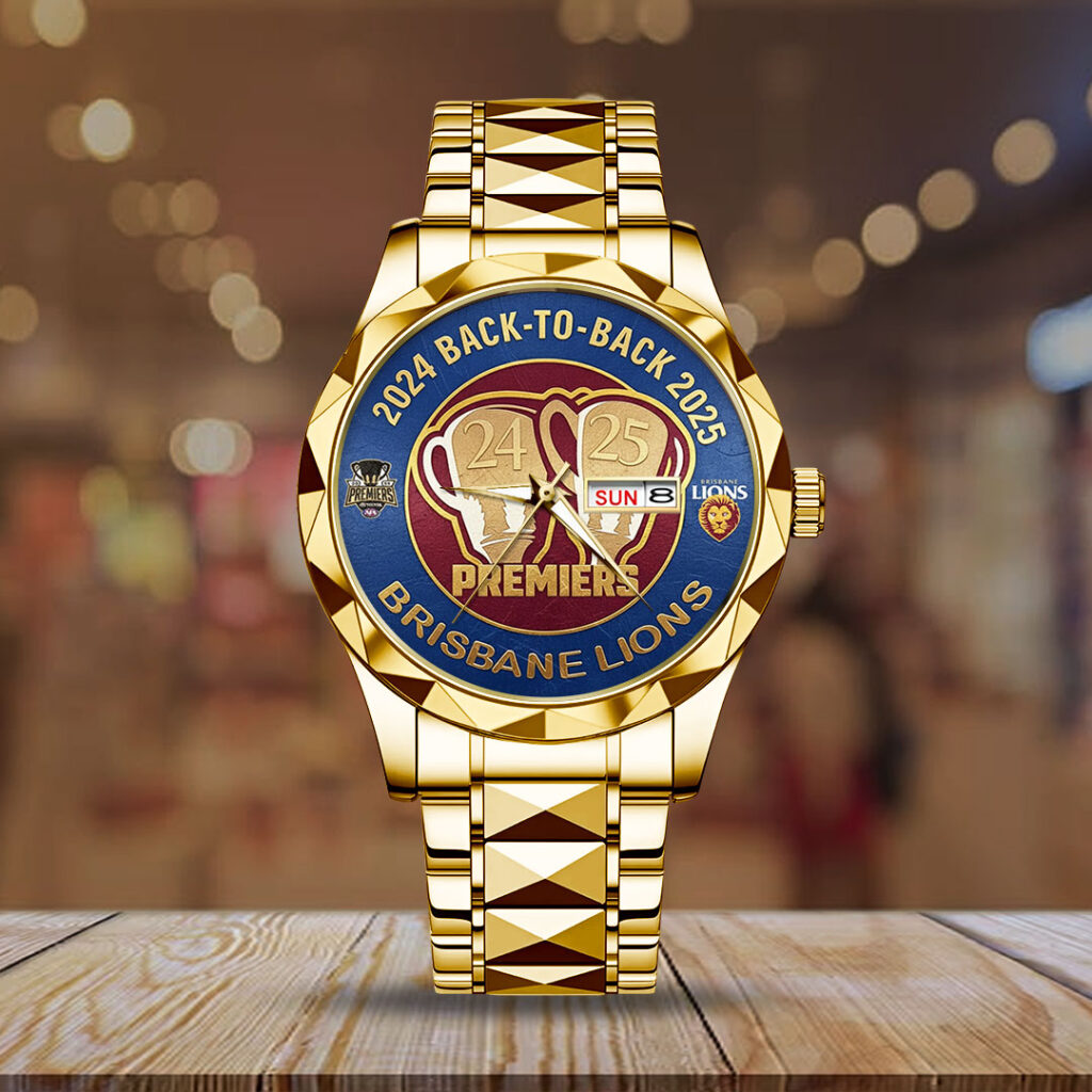 Brisbane Lions Back To Back Premiers Alloy Luxury Quartz Watch - TMTHU1710