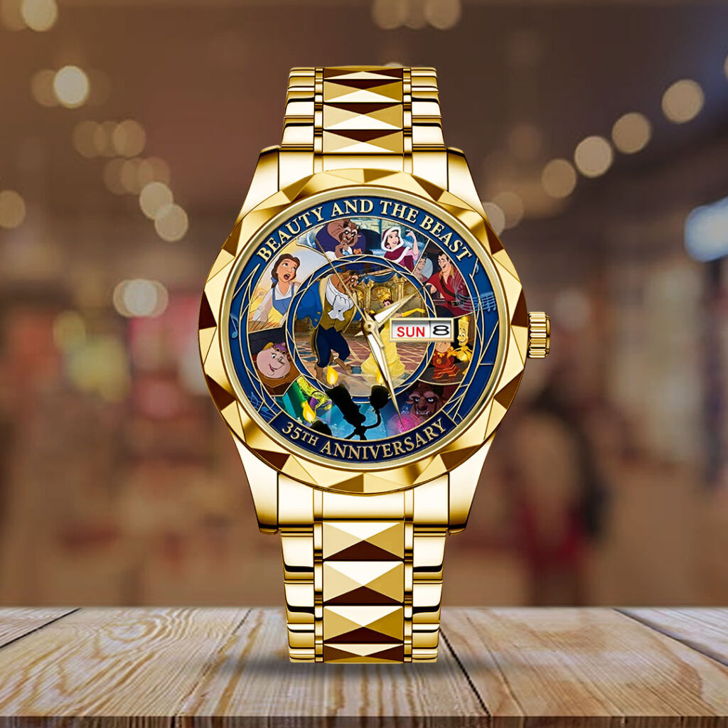 Beauty And The Beast 35th Anniversary Alloy Luxury Quartz Watch - TMTHU3331