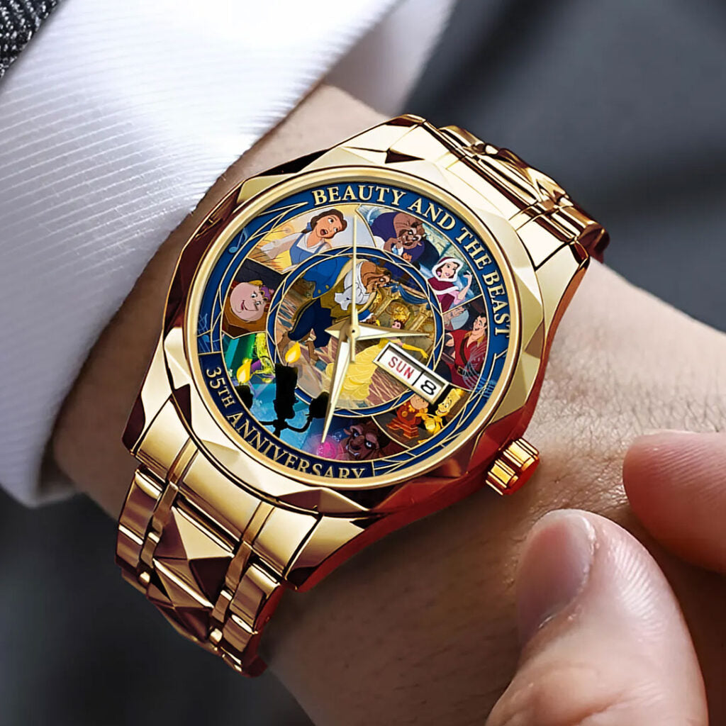 Beauty And The Beast 35th Anniversary Alloy Luxury Quartz Watch - TMTHU3331