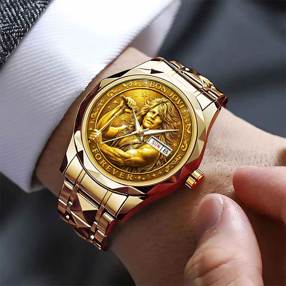 Bon Jovi Alloy Luxury Quartz Watch - MAITM14716