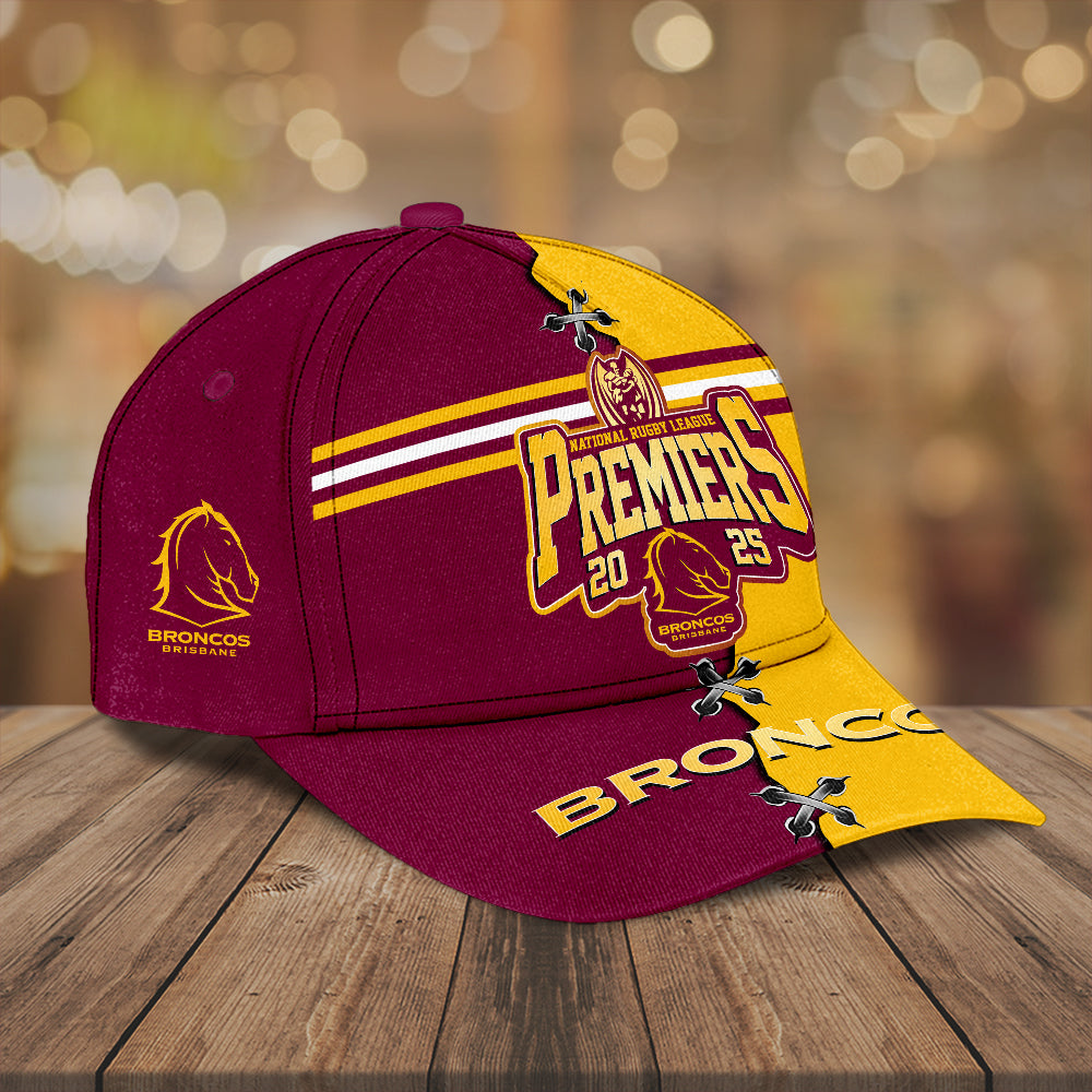 Brisbane Broncos 2025 NRL Premiers Classic Cap – HOATT13589