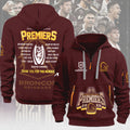 Brisbane Broncos 2025 Premiers 2D Quarter Zip Hoodie