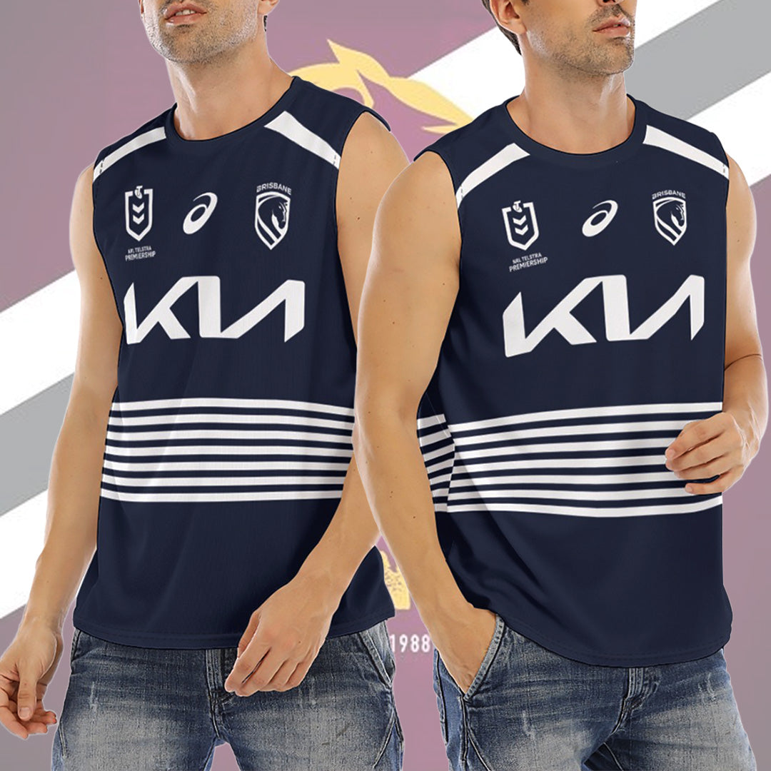 Brisbane Broncos 3D O-neck Tank Top – TANTN22787