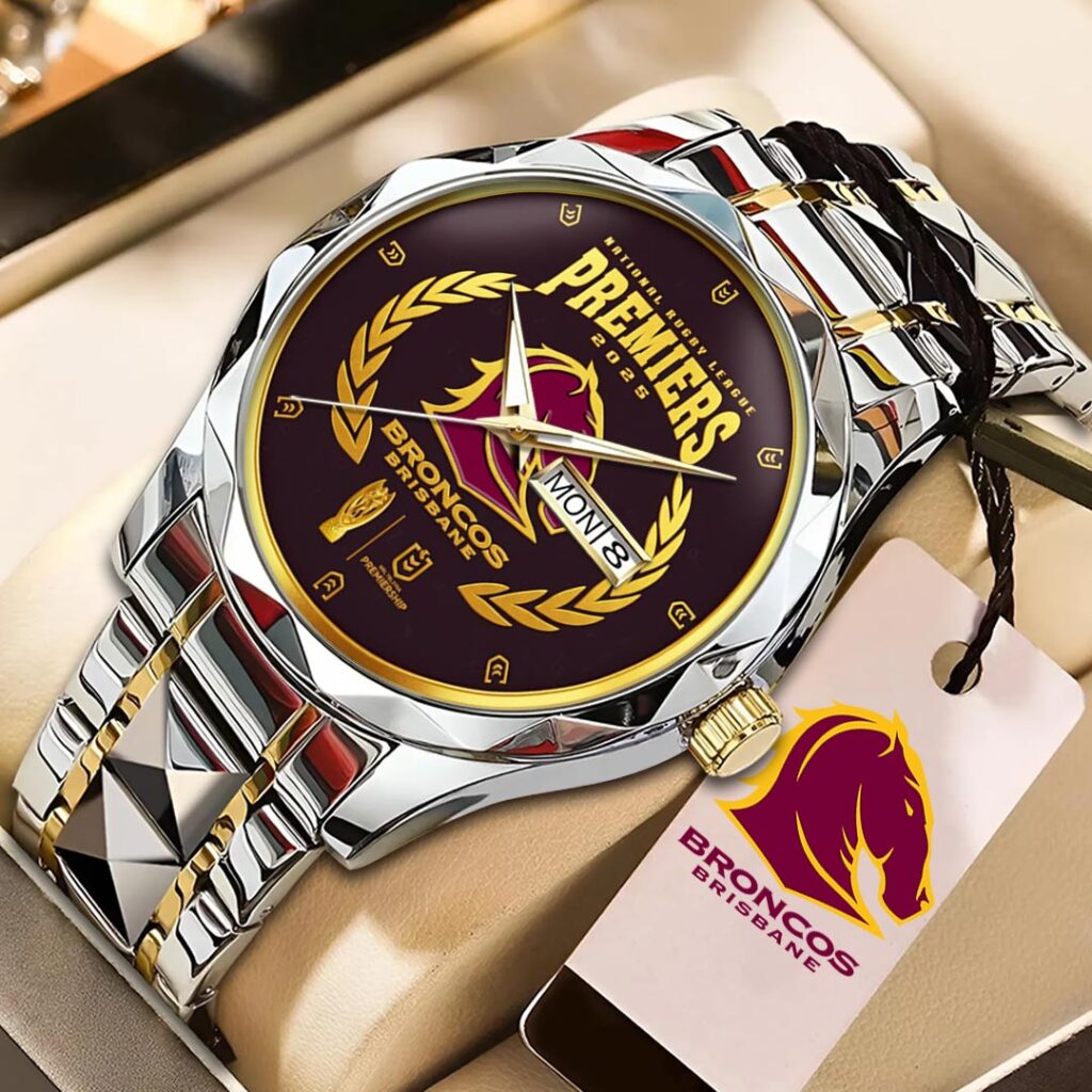 Brisbane Broncos Alloy Luxury Quartz Watch - GNE4534