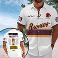 Brisbane Broncos 2025 NRL Premiers Short Sleeve Button-Down Shirt – HOATT13947