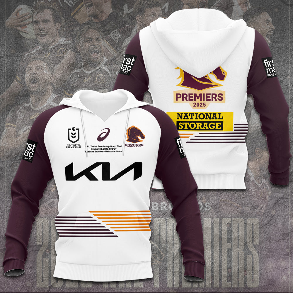 Brisbane Broncos 2025 Premiership 3D Apparel – TANTN17169