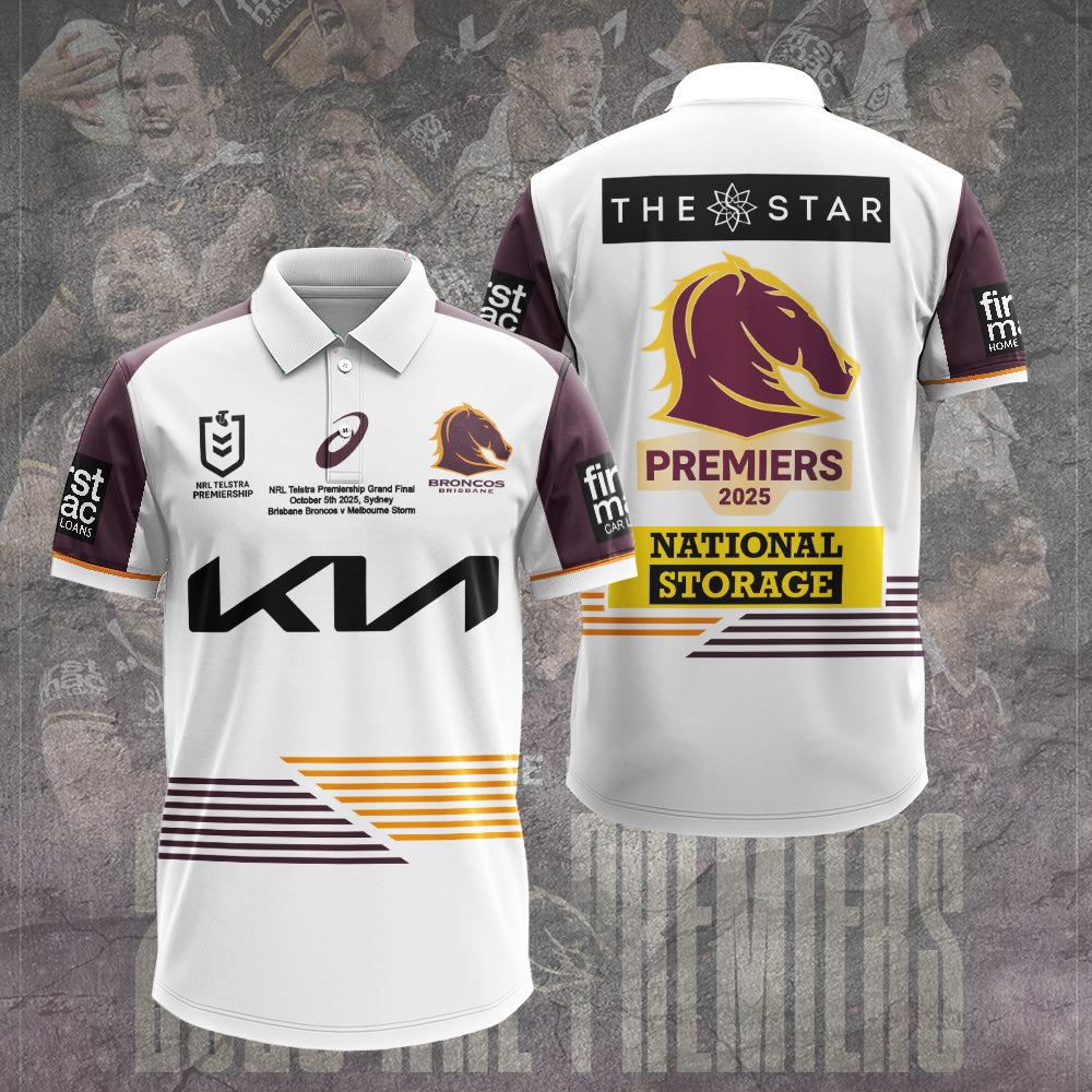 Brisbane Broncos 2025 Premiership 3D Apparel – TANTN17169