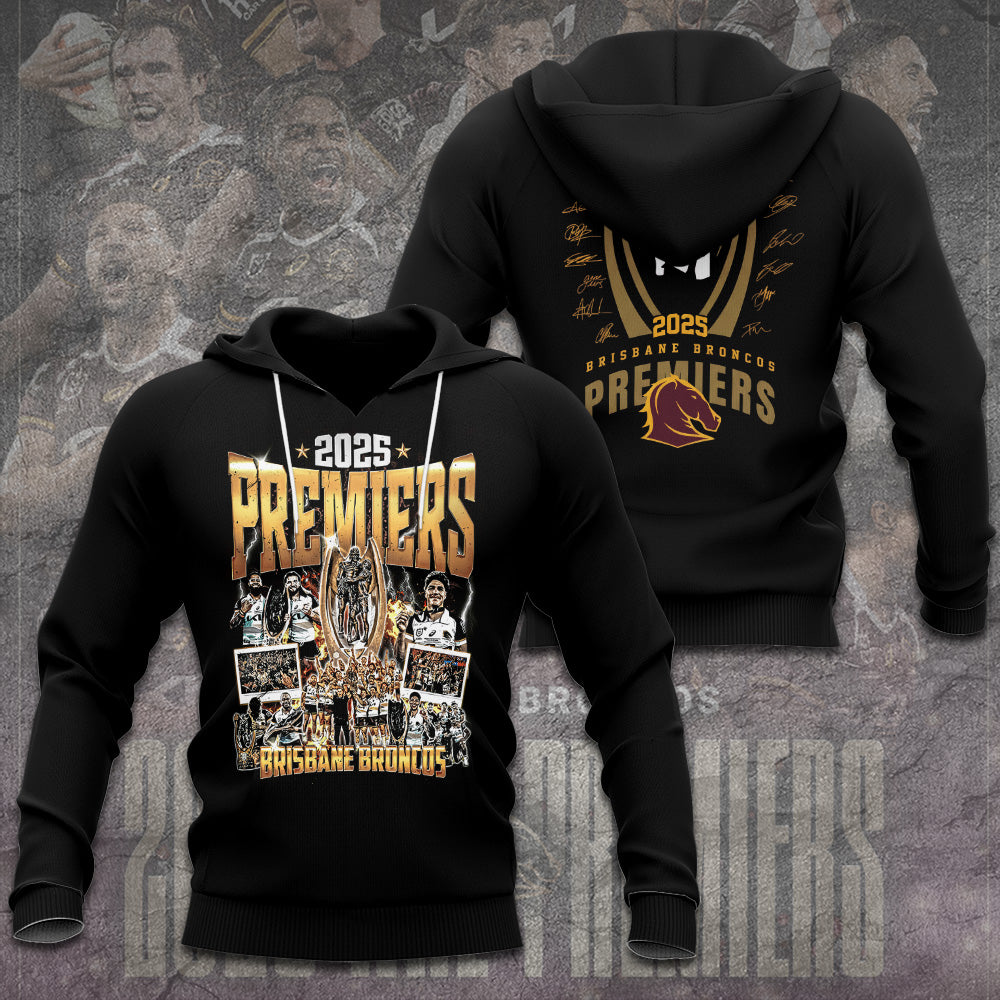 Brisbane Broncos 2025 Premiership 3D Apparel – TANTN17224