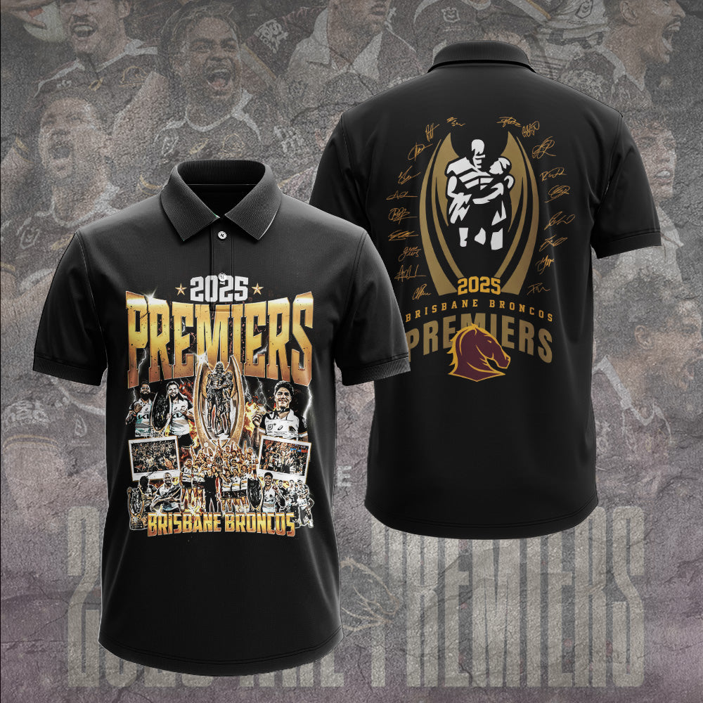Brisbane Broncos 2025 Premiership 3D Apparel – TANTN17224