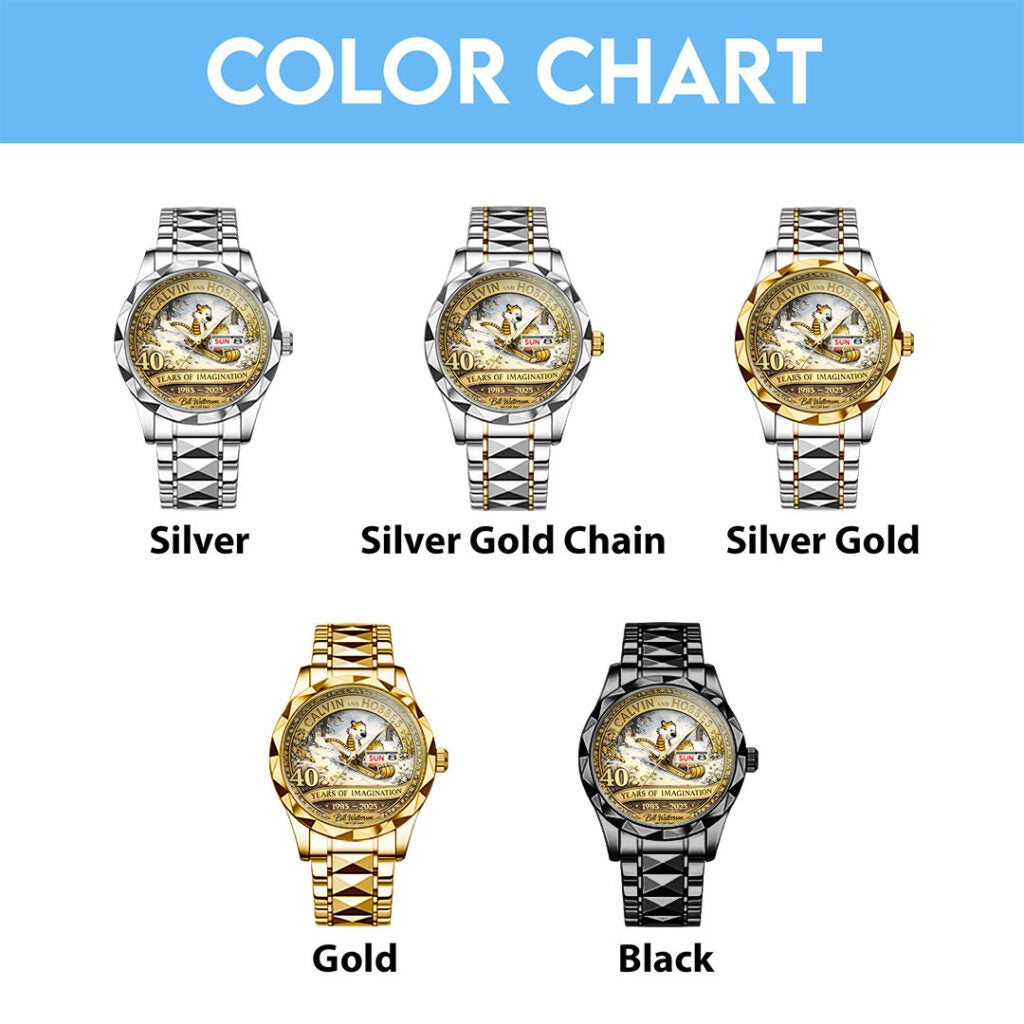 Calvin & Hobbes 40th Anniversary Alloy Luxury Quartz Watch - TANTN20177
