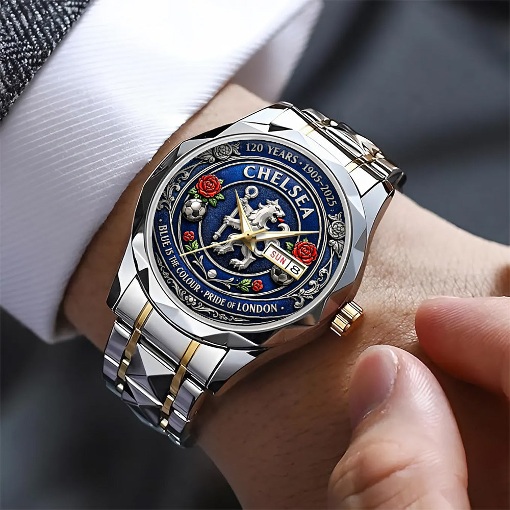 Chelsea FC 120th Anniversary Alloy Luxury Quartz Watch - TANTN20237