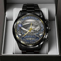 Chelsea FC 120th Anniversary Black Stainless Steel Watch - TANTN20240