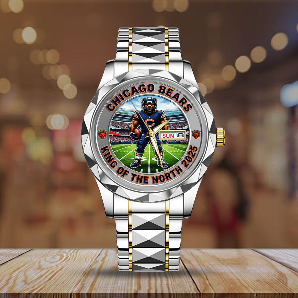 Chicago Bears Alloy Luxury Quartz Watch - TMTHU2962