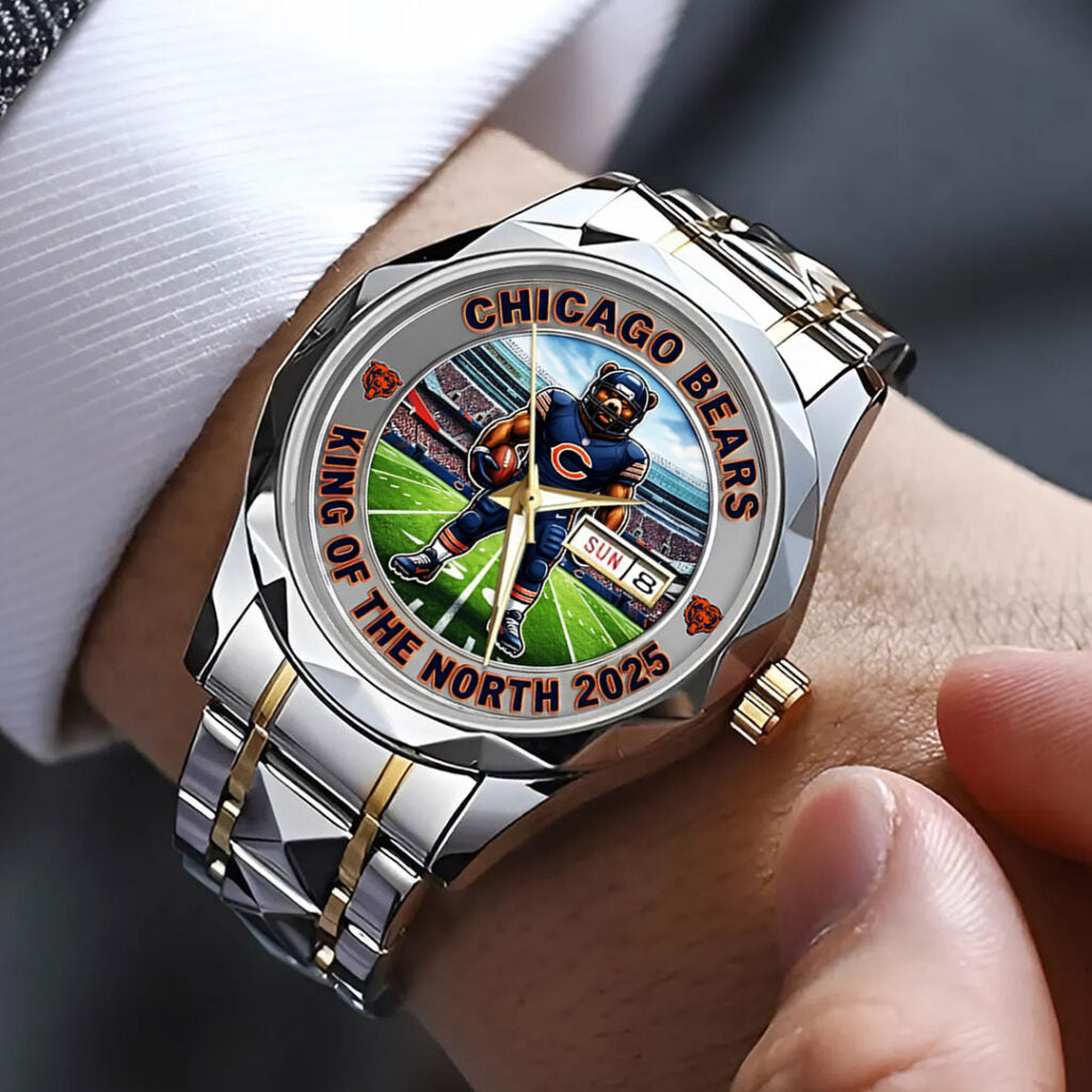 Chicago Bears Alloy Luxury Quartz Watch - TMTHU2962