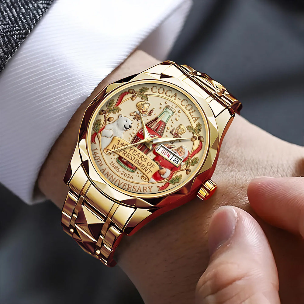 Coca-Cola 140th Anniversary 2026 Alloy Luxury Quartz Watch - TANTN20828