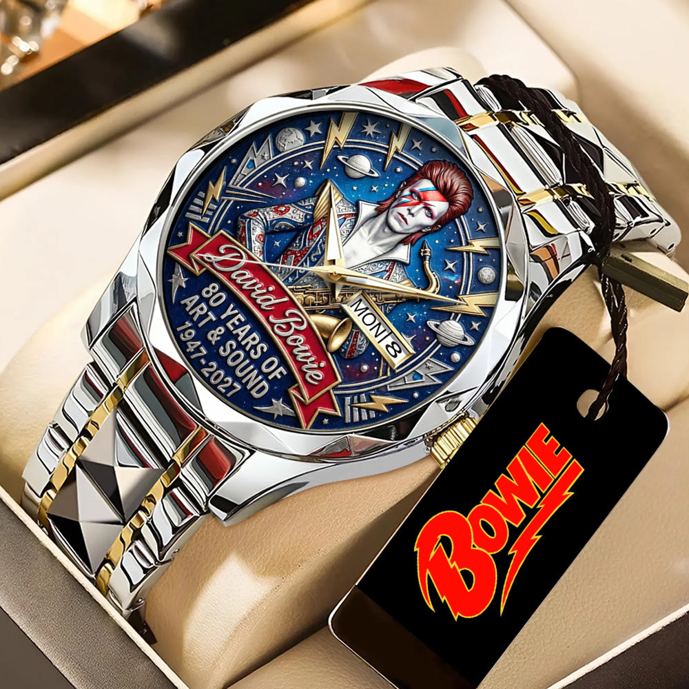 David Bowie Alloy Luxury Quartz Watch - TANTN20598