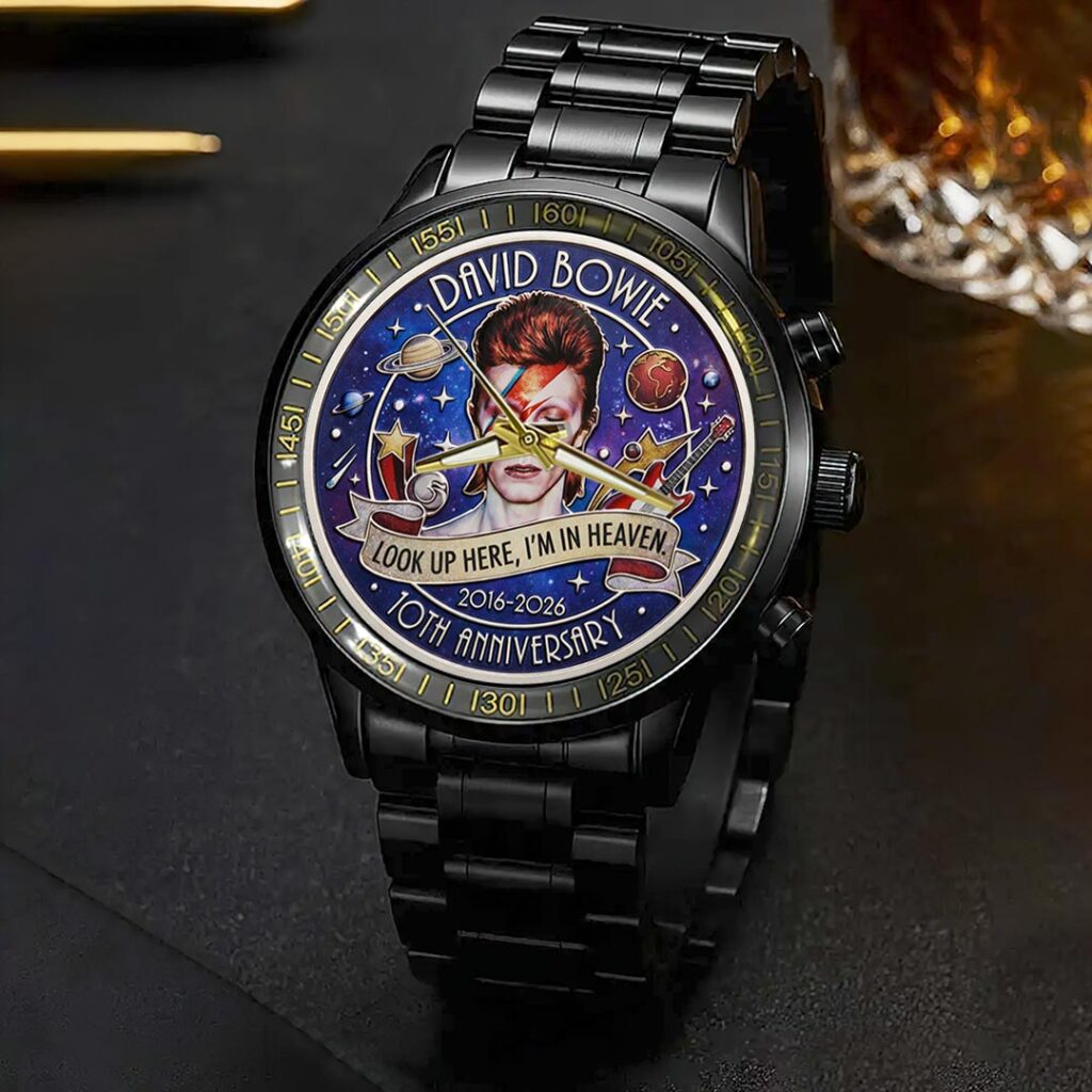 David Bowie Black Stainless Steel Watch - HOATT16103
