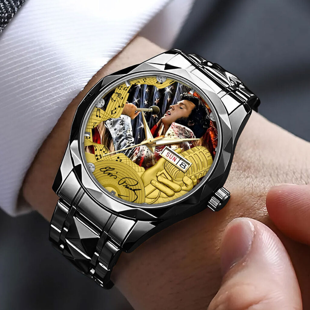 Elvis Presley Alloy Luxury Quartz Watch - TMTHU720