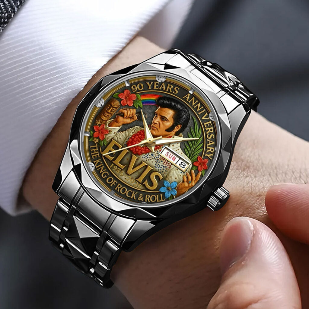 Elvis Presley 90 Years Alloy Luxury Quartz Watch - TMTHU780