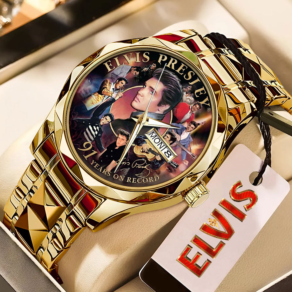 Elvis Presley Alloy Luxury Quartz Watch - TMTHU3816