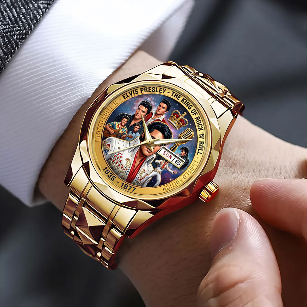 Elvis Presley Alloy Luxury Quartz Watch - TMTHU6263