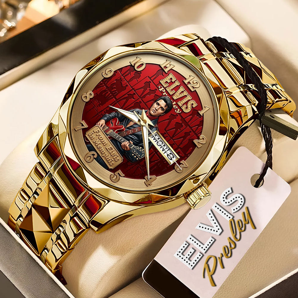 Elvis Presley Alloy Luxury Quartz Watch - TMTHU6293