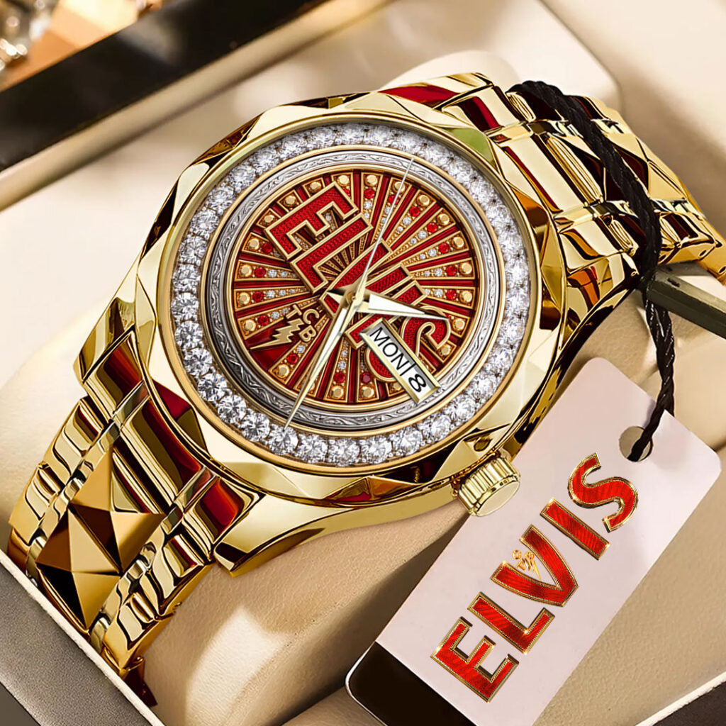 Elvis Presley Alloy Luxury Quartz Watch - TMTHU8102