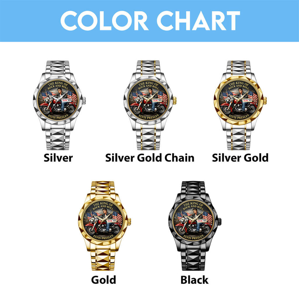 Elvis Presley Alloy Luxury Quartz Watch - HOATT15478
