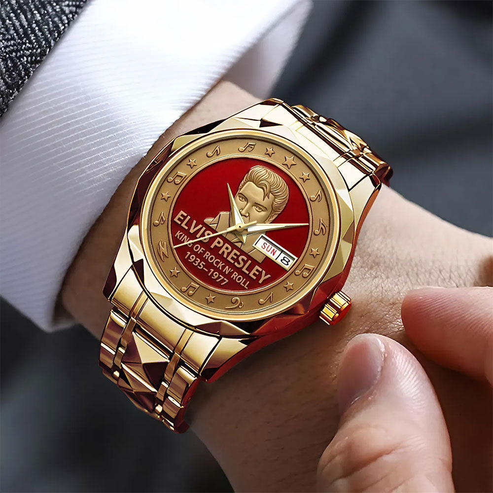 Elvis Presley Alloy Luxury Quartz Watch - MAITM15012