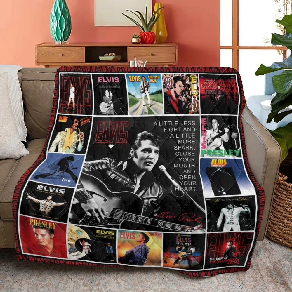 Elvis Presley Quilt Blanket - HOATT20603