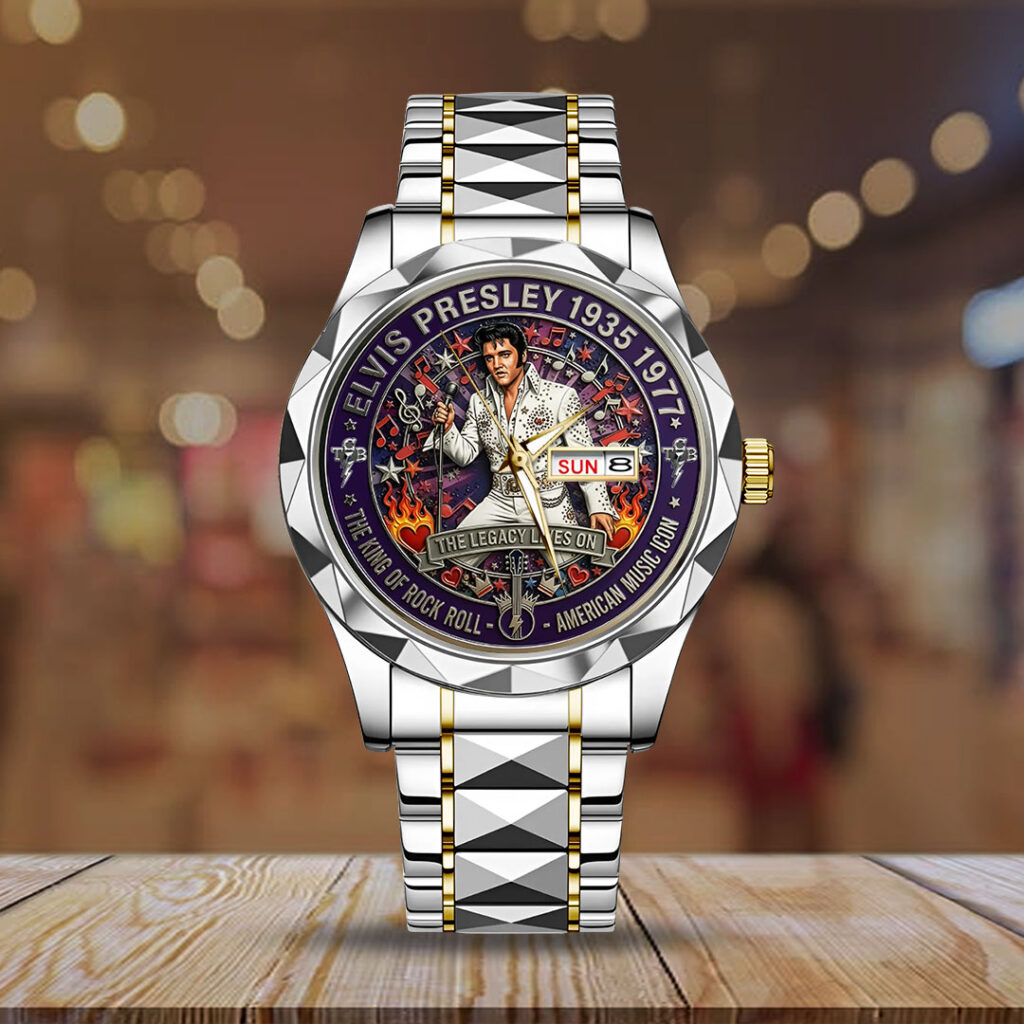 Elvis Presley Alloy Luxury Quartz Watch - TMTHU3483