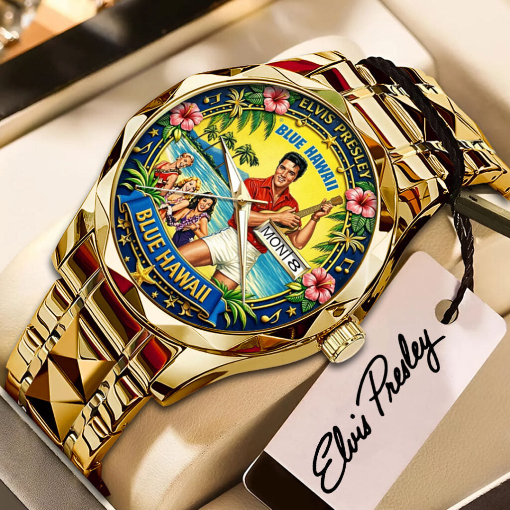 Elvis Presley Alloy Luxury Quartz Watch - TMTHU4457